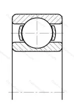 Модификация подшипника 808Е размер 40x52x8