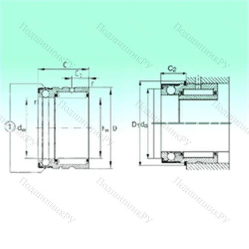 Подшипник комбинированный NX 30