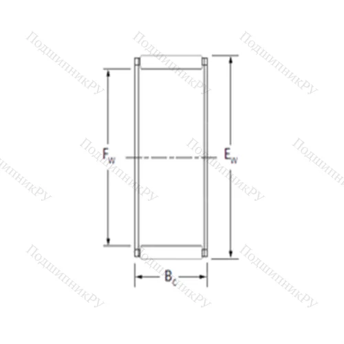 Подшипник игольчатый радиальный RF 525835A