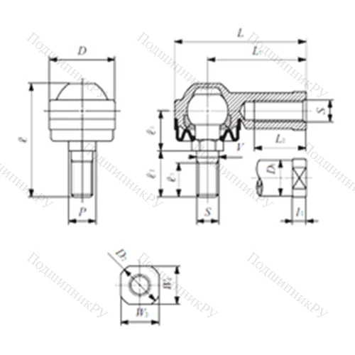 Подшипник скольжения сферический