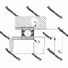 Подшипник 6014-2RSR