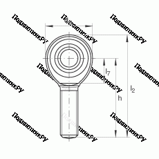 Подшипник GAKR 16-PW