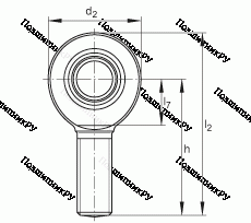 Подшипник GAR 6-DO
